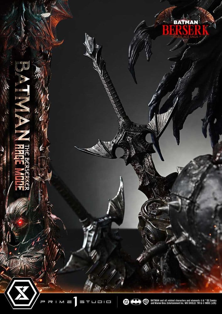 DC Comics Premium Masterline Series Statue 1/4 Batman (Comics) Batman: The Berserker Rage Mode 82 cm