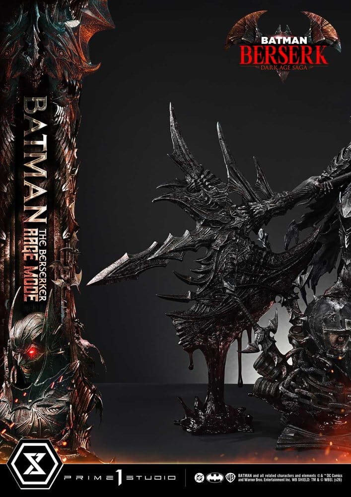 DC Comics Premium Masterline Series Statue 1/4 Batman (Comics) Batman: The Berserker Rage Mode 82 cm