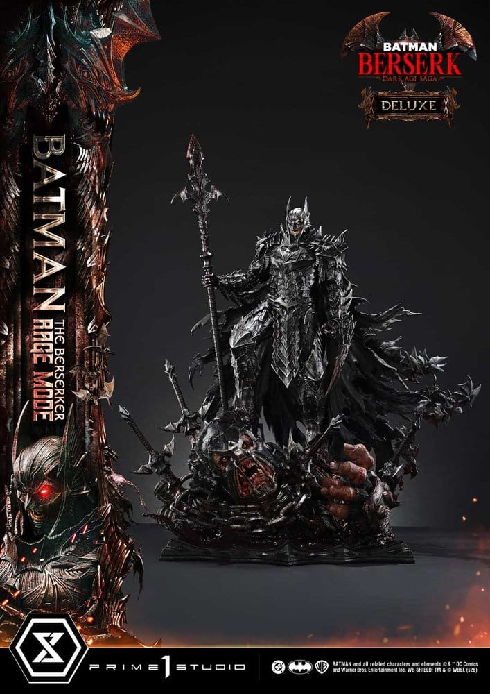DC Comics Premium Masterline Series Statue 1/4 Batman (Comics) Batman: The Berserker Rage Mode Deluxe Version 93 cm