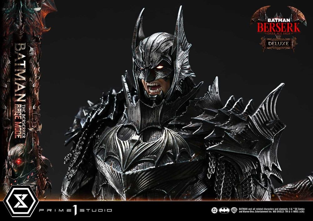 DC Comics Premium Masterline Series Statue 1/4 Batman (Comics) Batman: The Berserker Rage Mode Deluxe Version 93 cm