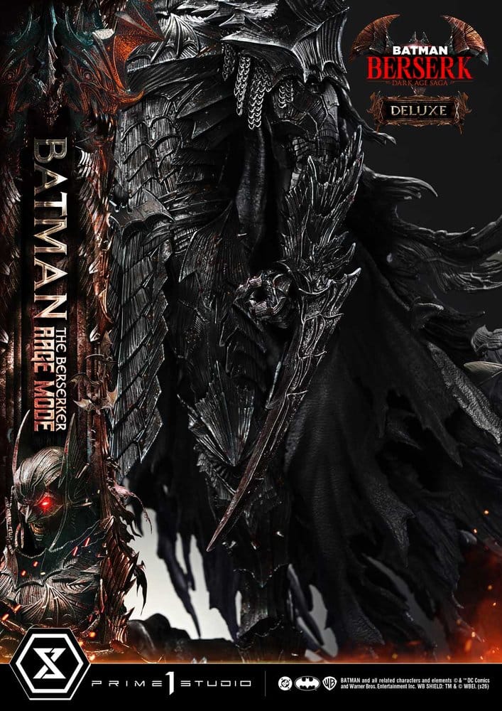 DC Comics Premium Masterline Series Statue 1/4 Batman (Comics) Batman: The Berserker Rage Mode Deluxe Version 93 cm
