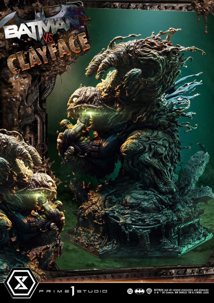 DC Comics Ultimate Premium Masterline Series Statue 1/4 Batman VS Clayface Deluxe Version 83 cm