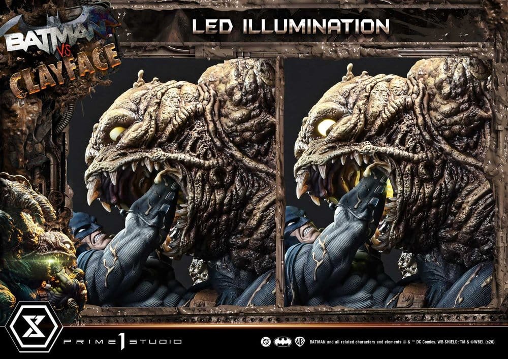 DC Comics Ultimate Premium Masterline Series Statue 1/4 Batman VS Clayface DX Bonus Version 83 cm