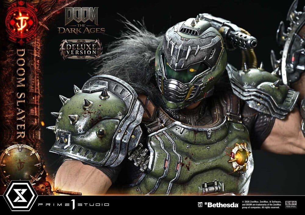DOOM: The Dark Ages Ultimate Premium Masterline Series Statue 1/4 DOOM Slayer Deluxe Version 77 cm