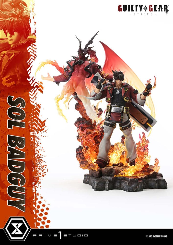 Guilty Gear Strive Ultimate Premium Masterline Series Statue 1/4 Sol Badguy Version 82 cm