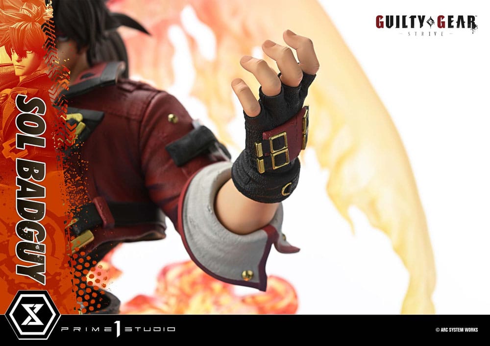 Guilty Gear Strive Ultimate Premium Masterline Series Statue 1/4 Sol Badguy Bonus Version 82 cm