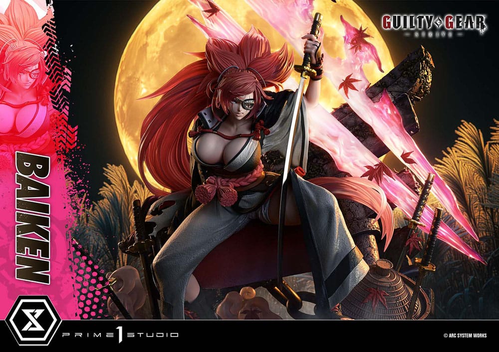 Guilty Gear Strive Ultimate Premium Masterline Series Statue 1/4 Baiken Bonus Version 80 cm
