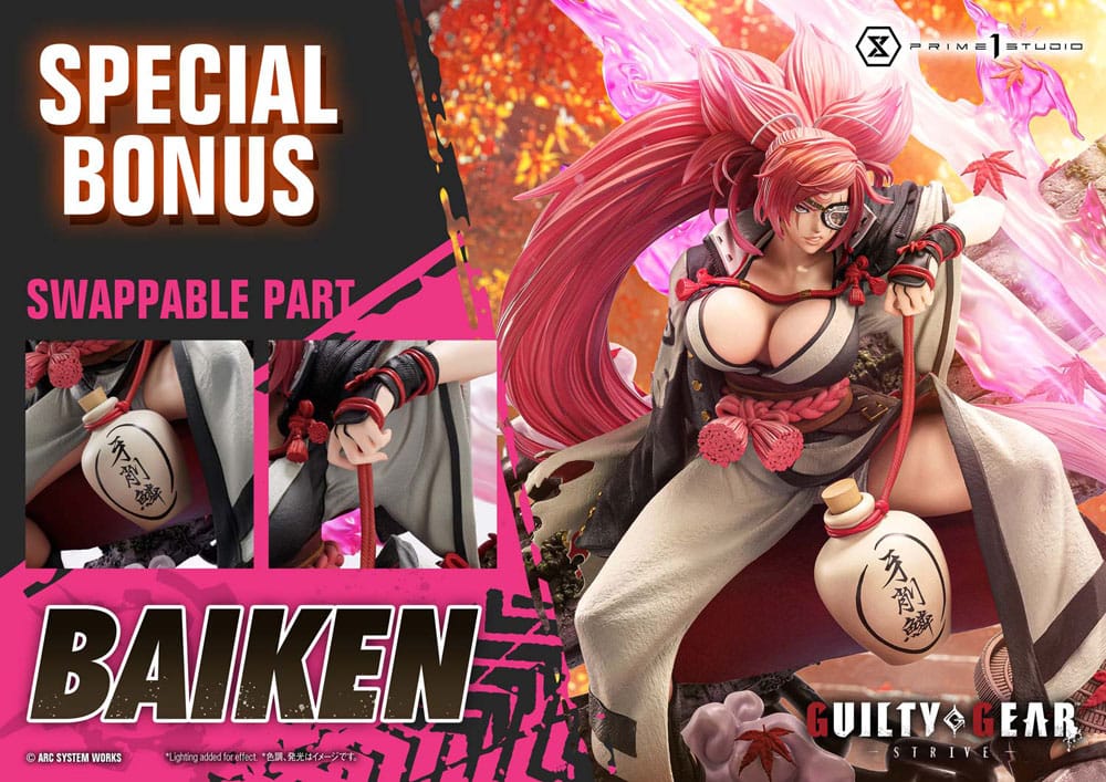 Guilty Gear Strive Ultimate Premium Masterline Series Statue 1/4 Baiken Bonus Version 80 cm