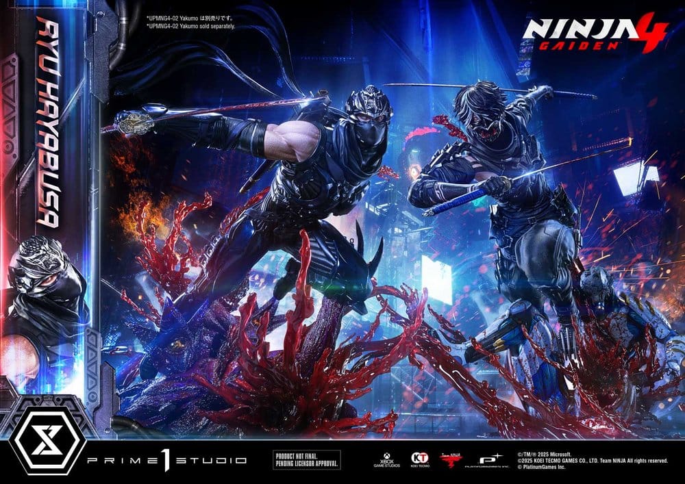 Ninja Gaiden 4 Ultimate Premium Masterline Series Statue 1/4 Ryu Hayabusa 70 cm