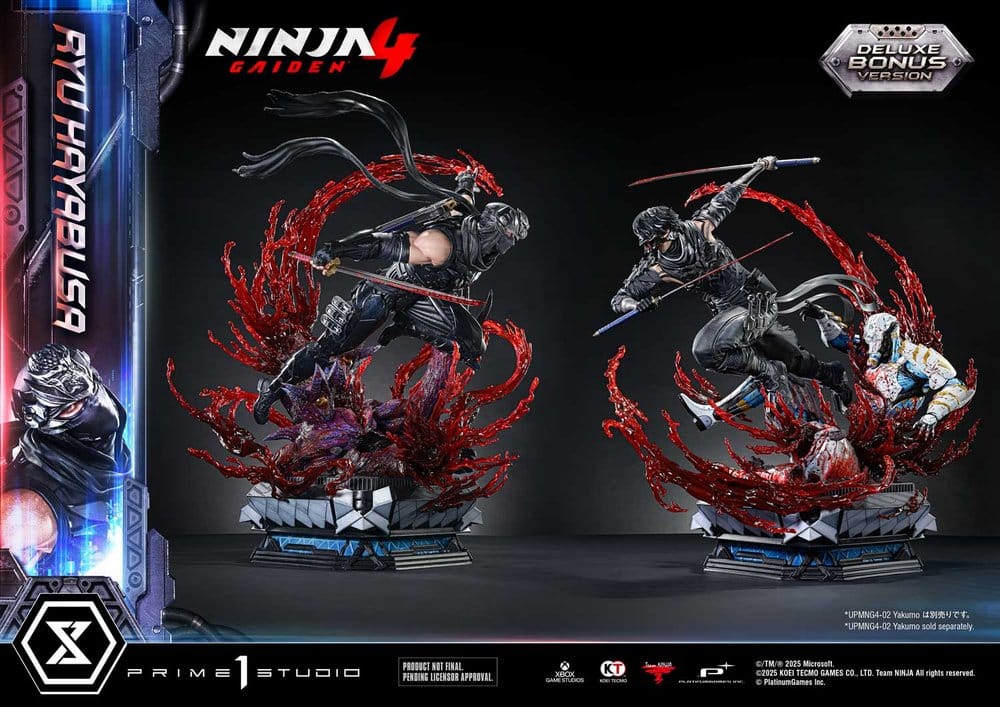 Ninja Gaiden 4 Ultimate Premium Masterline Series Statue 1/4 Ryu Hayabusa Deluxe Bonus Version 70 cm