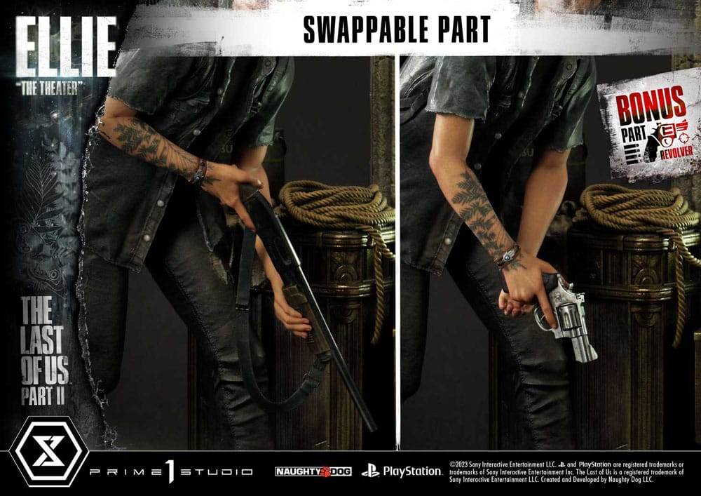 Statua The Last of Us Part II Ultimate Premium Masterline Series 1/4 Ellie "The Theater" Versione Bonus 58 cm