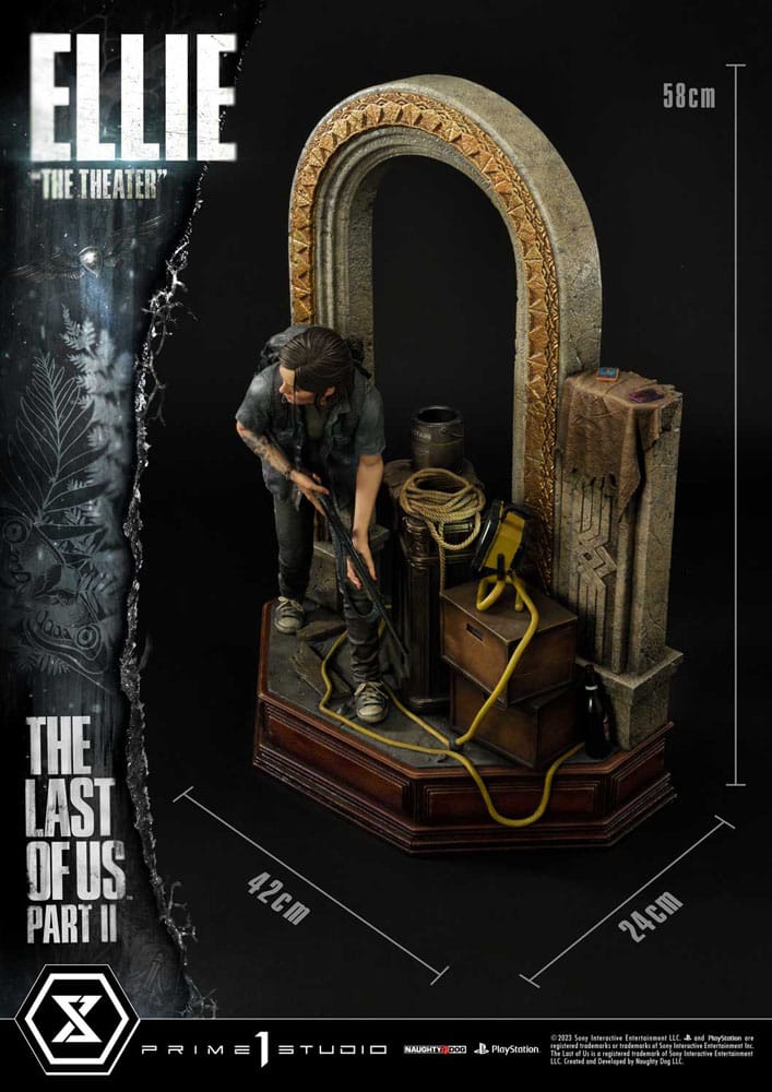 Statua The Last of Us Part II Ultimate Premium Masterline Series 1/4 Ellie "The Theater" Versione Bonus 58 cm