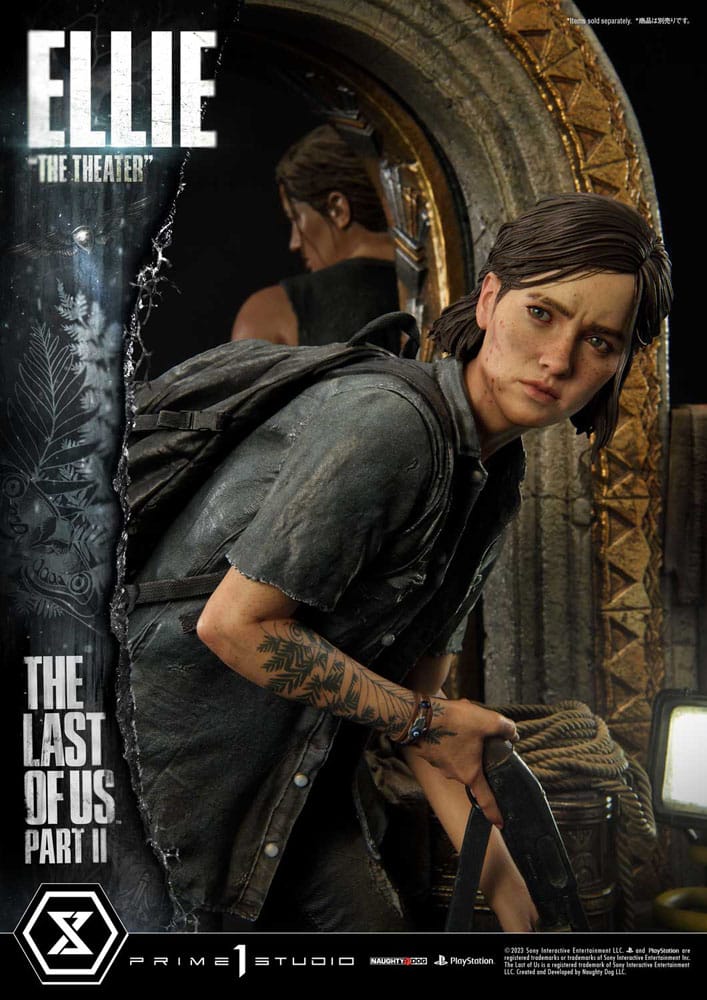 Statua The Last of Us Part II Ultimate Premium Masterline Series 1/4 Ellie "The Theater" Versione Bonus 58 cm
