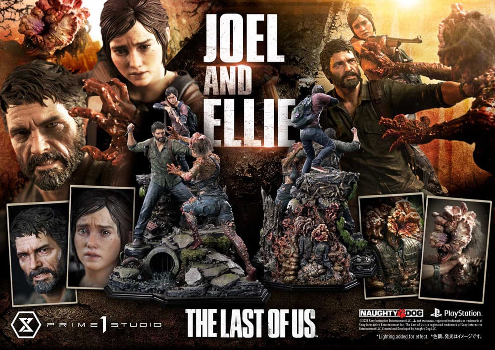 The Last of Us Part I Ultimate Premium Masterline Series Statue Joel &amp; Ellie Deluxe Version (The Last of Us Part I) 73 cm