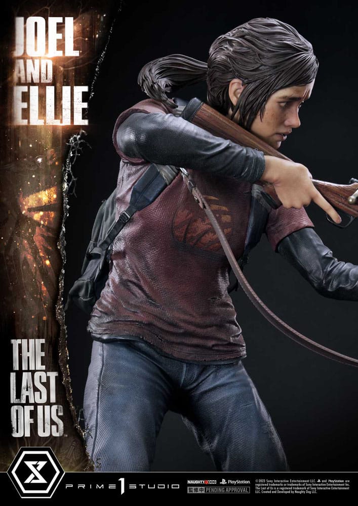 The Last of Us Part I Ultimate Premium Masterline Series Statue Joel &amp; Ellie Deluxe Version (The Last of Us Part I) 73 cm