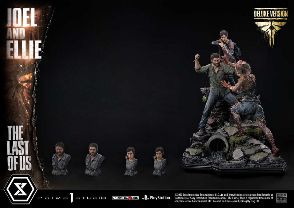The Last of Us Part I Ultimate Premium Masterline Series Statue Joel &amp; Ellie Deluxe Version (The Last of Us Part I) 73 cm