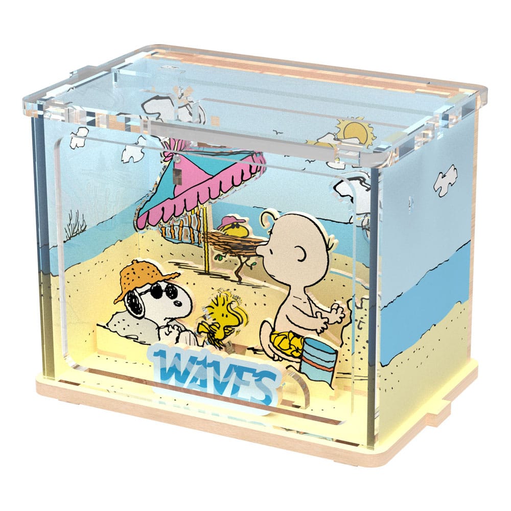 Peanuts Puremind DIY Construction Mini Scene Chilling at the Beach