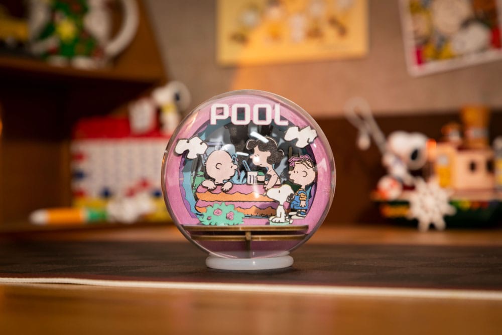 Peanuts Puremind Model Kit Wooden Theater Globe Cool Pool