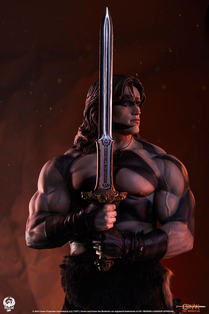 Conan the Barbarian Elite Series Statue 1/2 Conan Warpaint Edition 116 cm