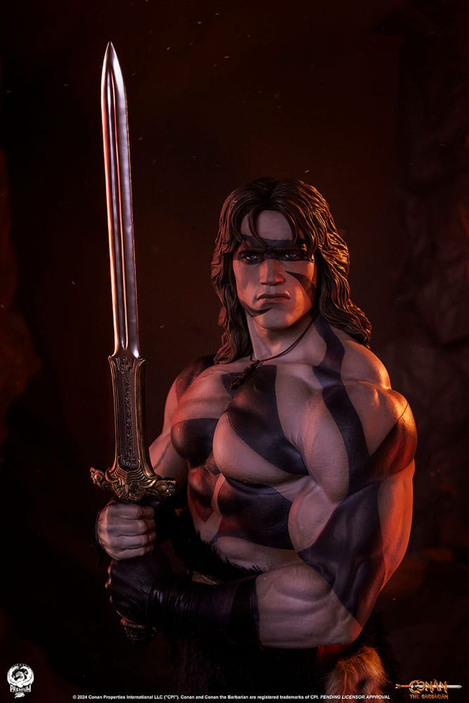 Conan the Barbarian Elite Series Statue 1/2 Conan Warpaint Edition 116 cm