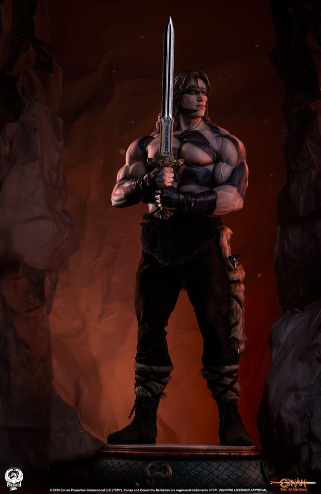 Conan the Barbarian Elite Series Statue 1/2 Conan Warpaint Edition 116 cm
