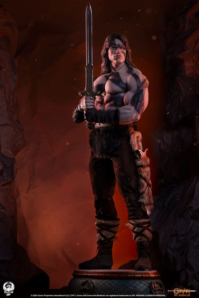 Conan the Barbarian Elite Series Statue 1/2 Conan Warpaint Edition 116 cm
