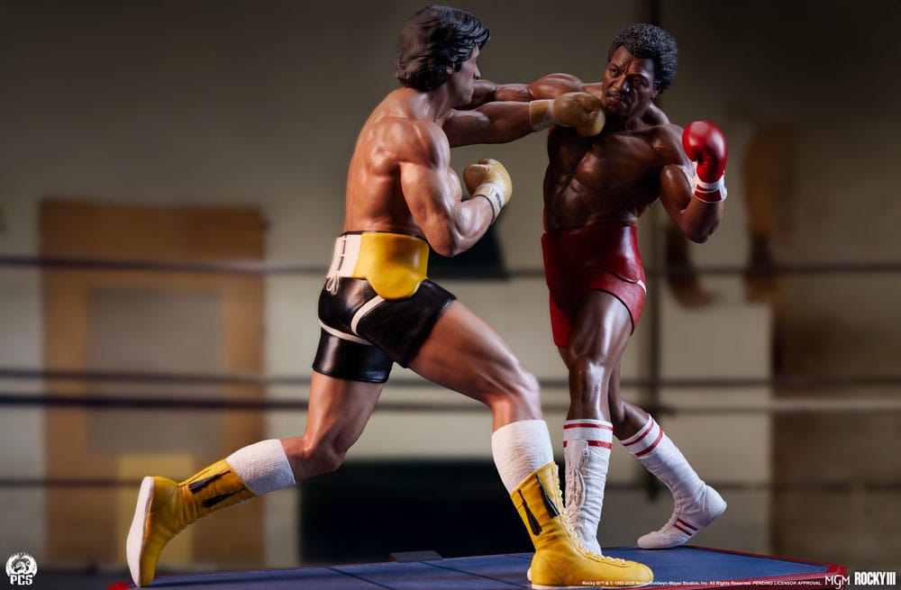 Rocky III Diorama 1/4 Statue Rocky Balboa &amp; Apollo Creed 48 cm
