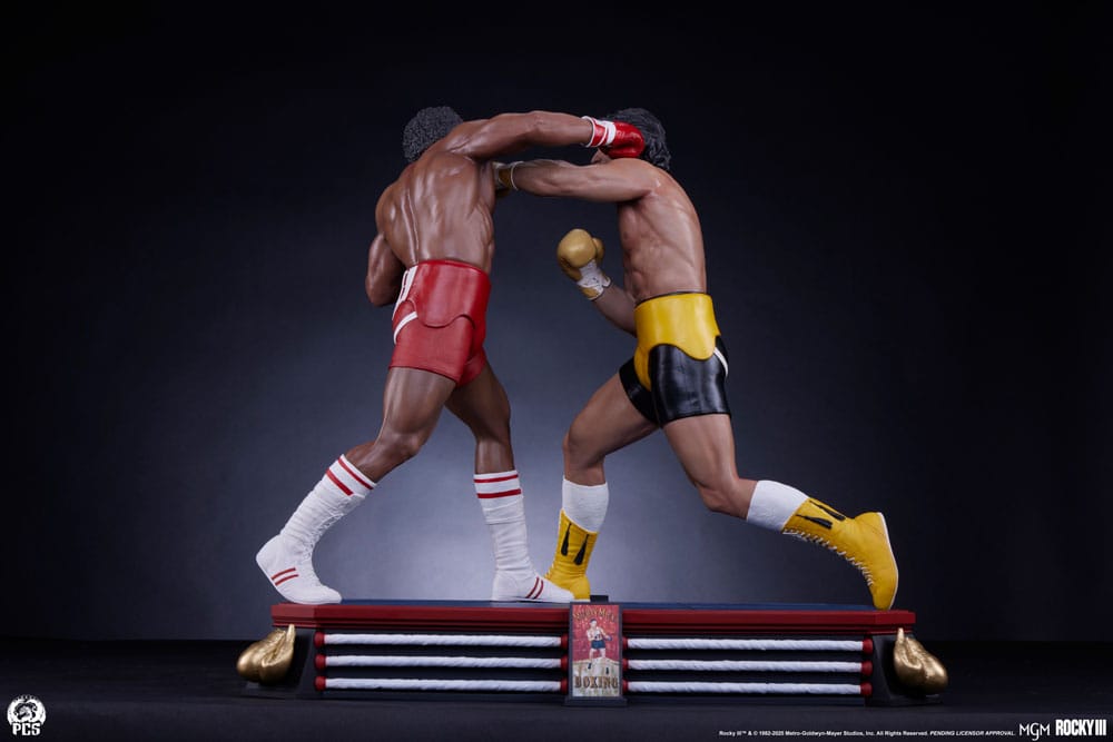 Rocky III Diorama 1/4 Statue Rocky Balboa &amp; Apollo Creed 48 cm