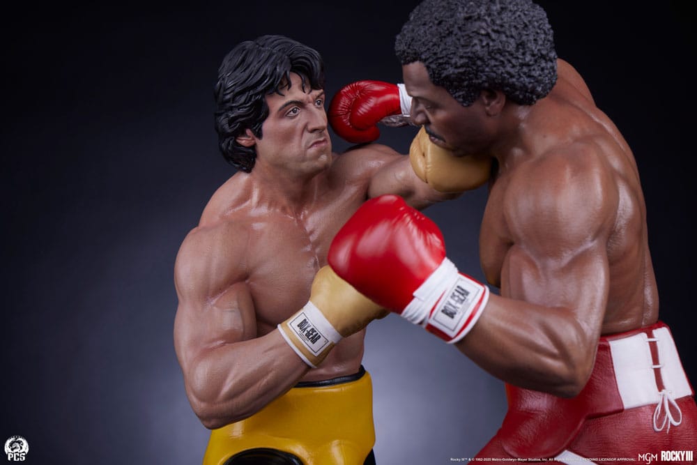 Rocky III Diorama 1/4 Statue Rocky Balboa &amp; Apollo Creed 48 cm