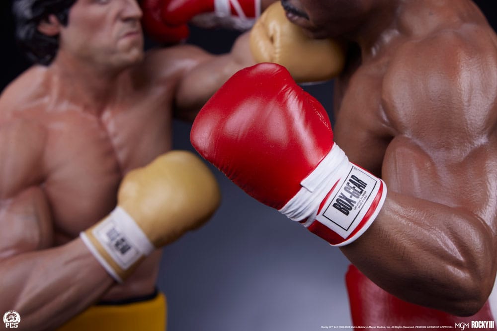 Rocky III Diorama 1/4 Statue Rocky Balboa &amp; Apollo Creed 48 cm