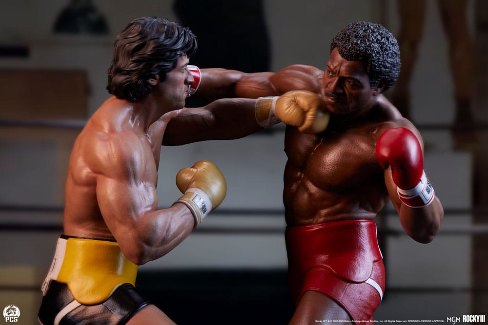 Rocky III Diorama 1/4 Statue Rocky Balboa &amp; Apollo Creed 48 cm