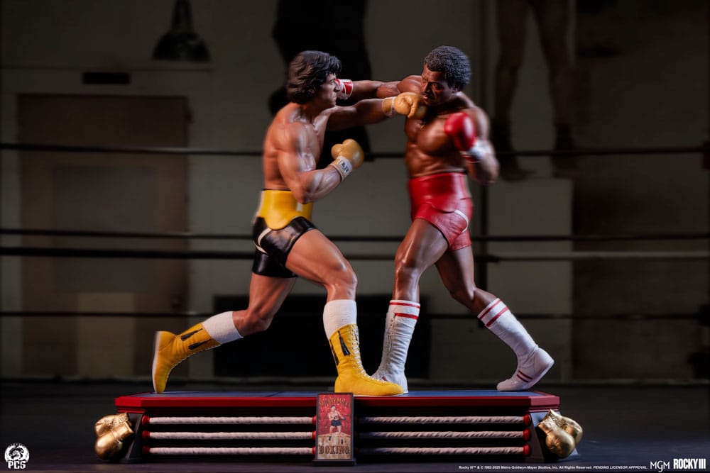 Rocky III Diorama 1/4 Statue Rocky Balboa &amp; Apollo Creed 48 cm