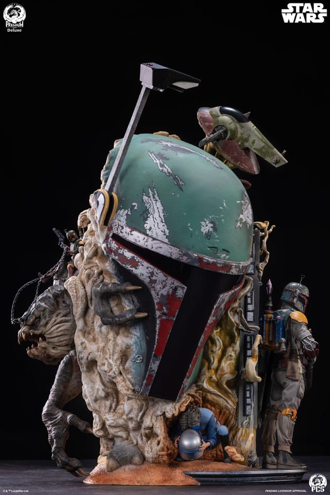 Star Wars The Empire Strikes Back Fine Art Bust Boba Fett Deluxe Edition 50 cm