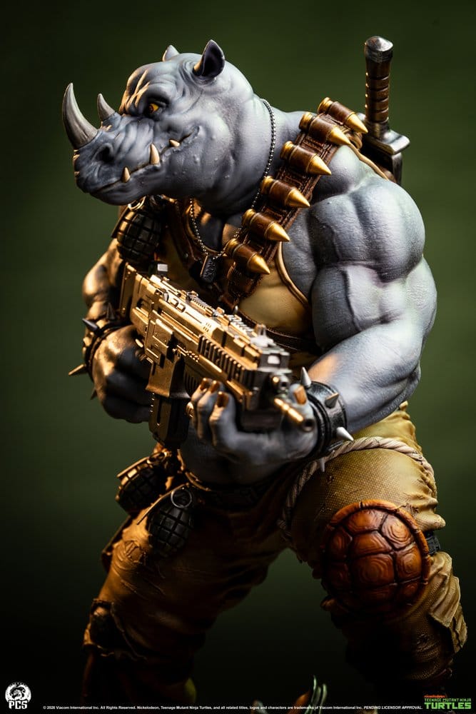 Teenage Mutant Ninja Turtles Legends Statue 1/3 Rocksteady 69 cm