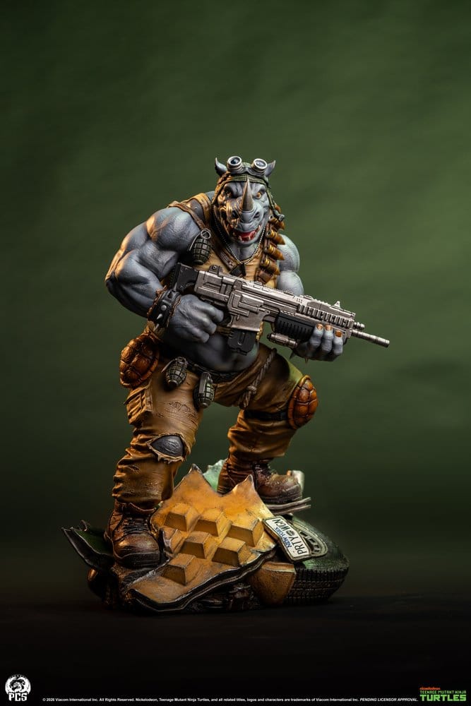 Teenage Mutant Ninja Turtles Legends Statue 1/3 Rocksteady 69 cm