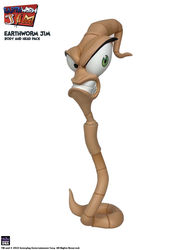 Earthworm Jim Accessory Pack Wave 1: Worm Body &amp; Jim Heads