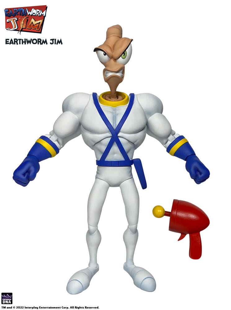Earthworm Jim Accessory Pack Wave 1: Worm Body &amp; Jim Heads