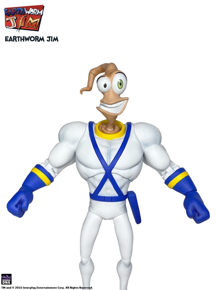 Earthworm Jim Accessory Pack Wave 1: Worm Body &amp; Jim Heads