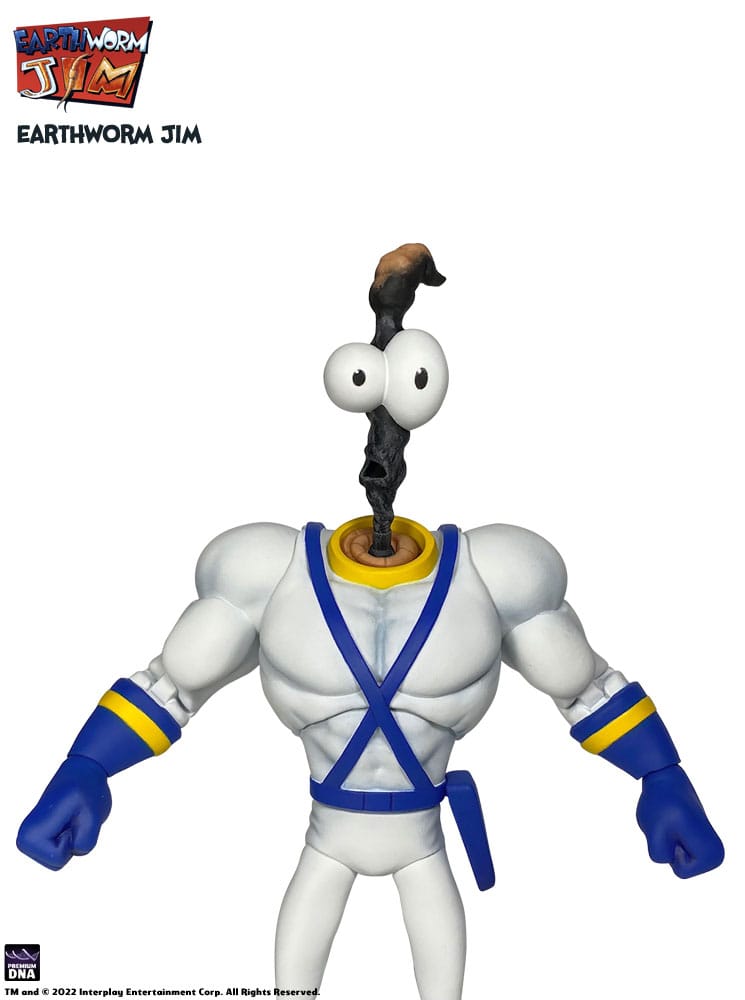 Earthworm Jim Accessory Pack Wave 1: Worm Body &amp; Jim Heads