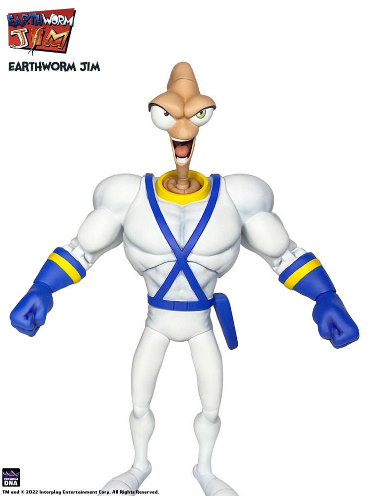Earthworm Jim Accessory Pack Wave 1: Worm Body &amp; Jim Heads