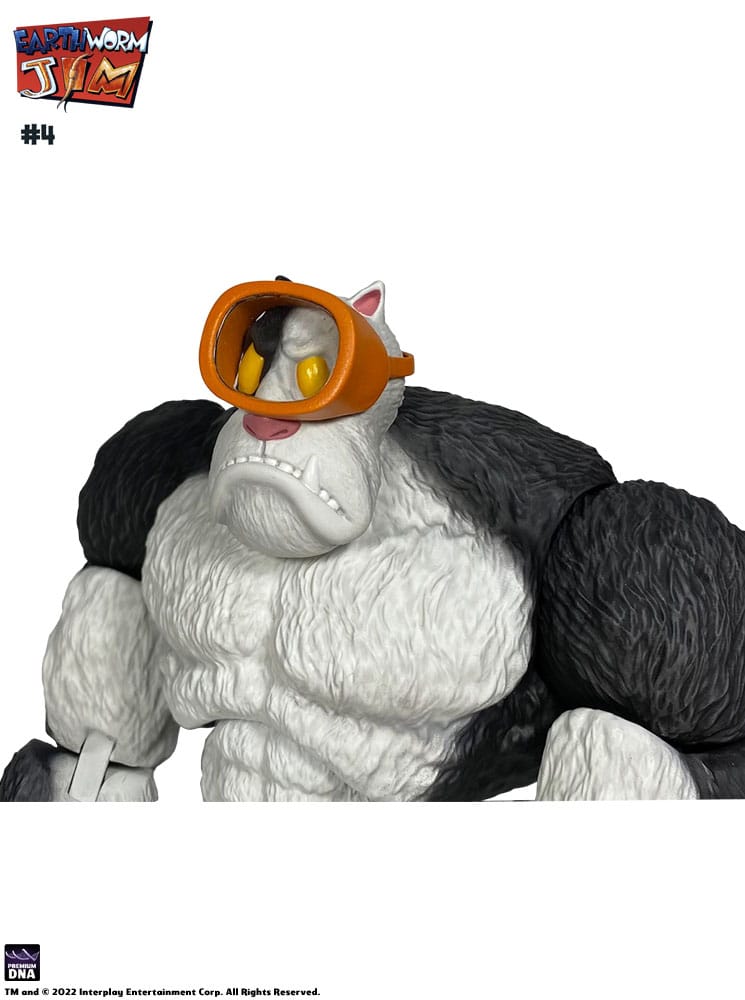 Action figure Earthworm Jim Onda 1: Bob il pesce rosso assassino e n. 4 15 cm