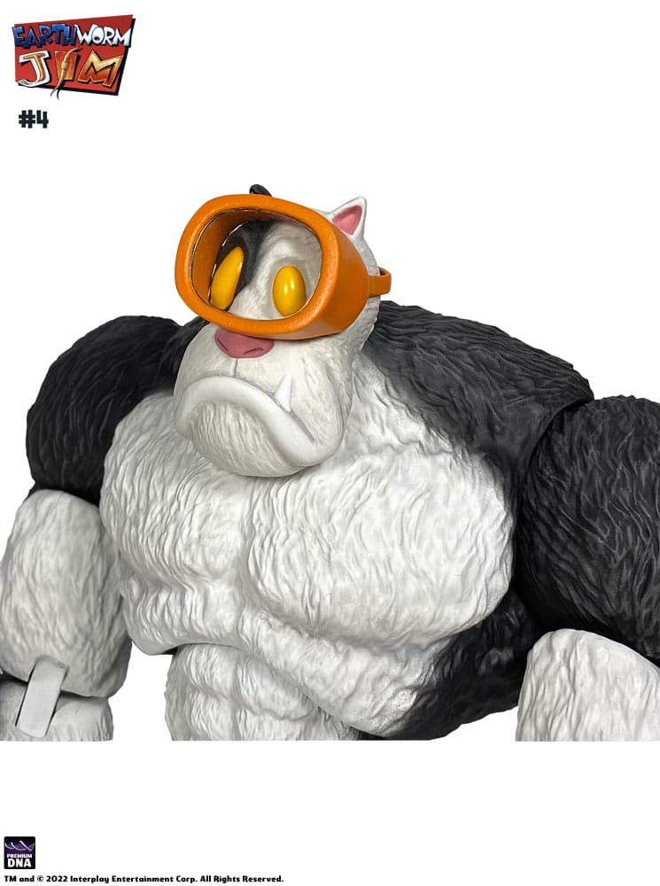 Action figure Earthworm Jim Onda 1: Bob il pesce rosso assassino e n. 4 15 cm