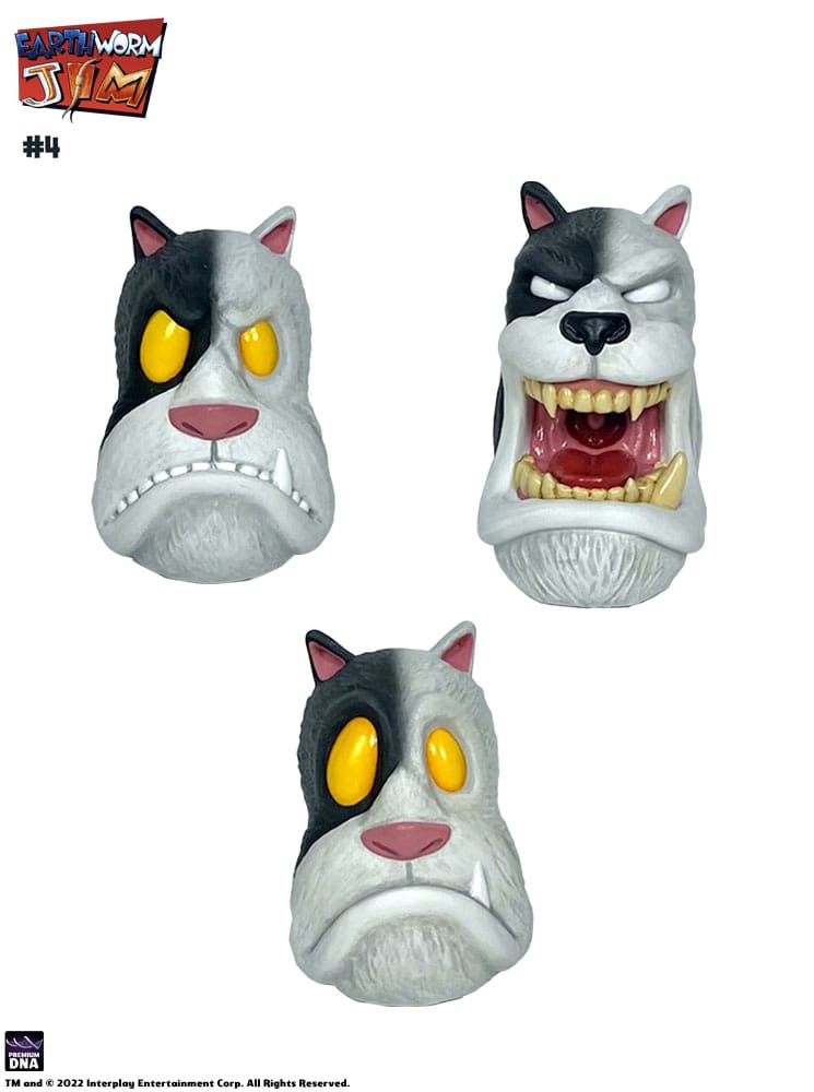 Action figure Earthworm Jim Onda 1: Bob il pesce rosso assassino e n. 4 15 cm