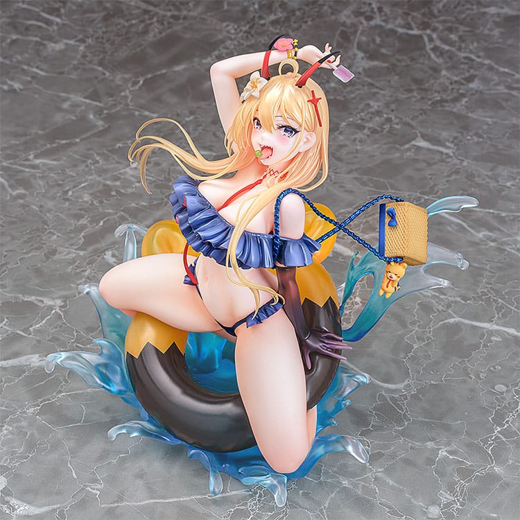 Statua in PVC di Azur Lane 1/6 Kumano: Fancy Waves Ver. 19 centimetri