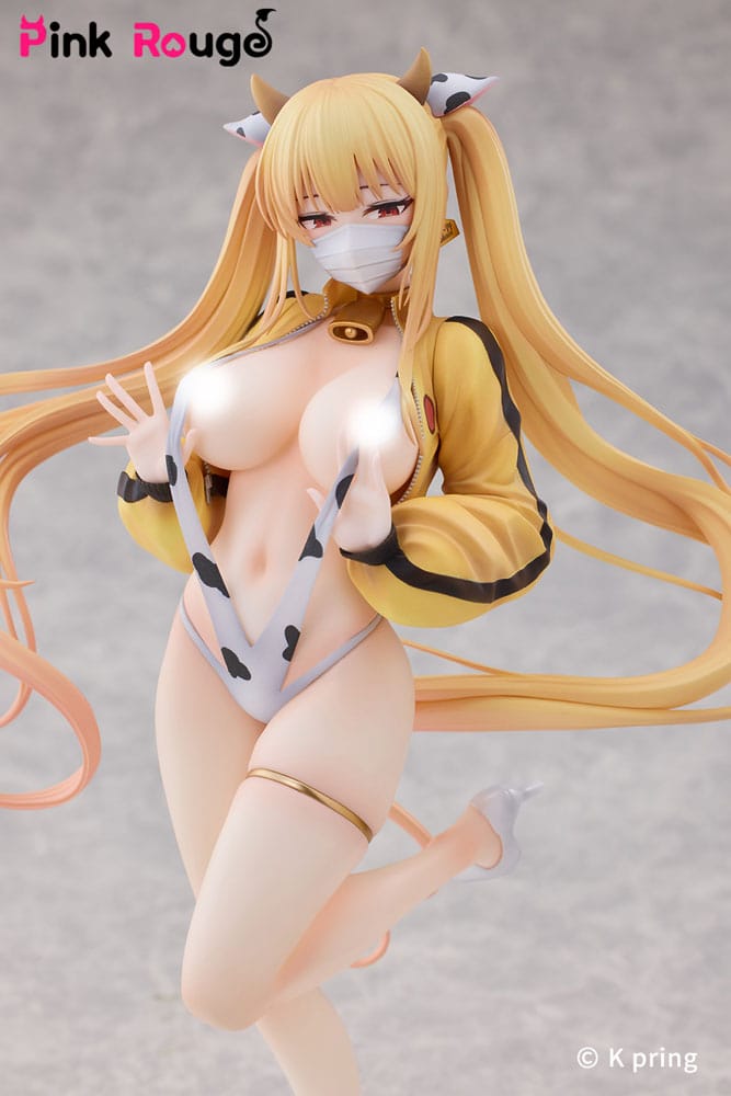 Kedama Tamano Original Character PVC 1/7 K Pring Sayuri Dairy Cow Special Ver. 24 cm