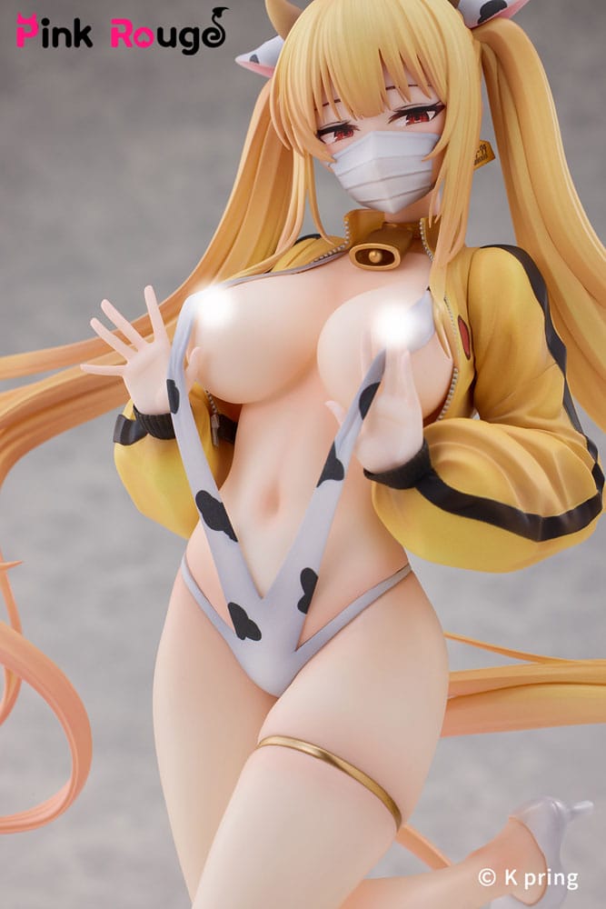 Kedama Tamano Original Character PVC 1/7 K Pring Sayuri Dairy Cow Special Ver. 24 cm