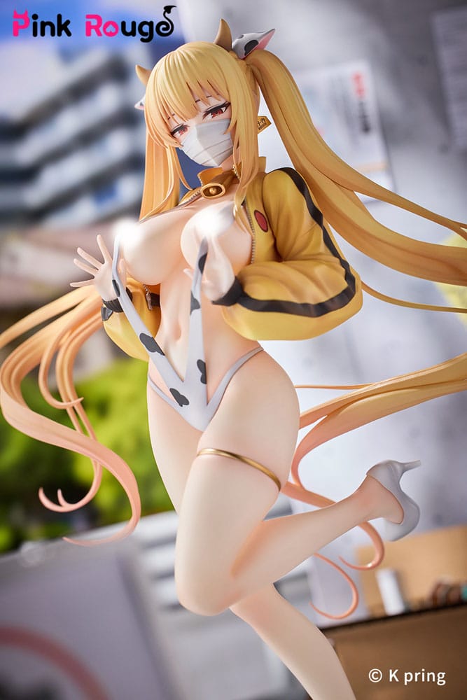 Kedama Tamano Original Character PVC 1/7 K Pring Sayuri Dairy Cow Special Ver. 24 cm
