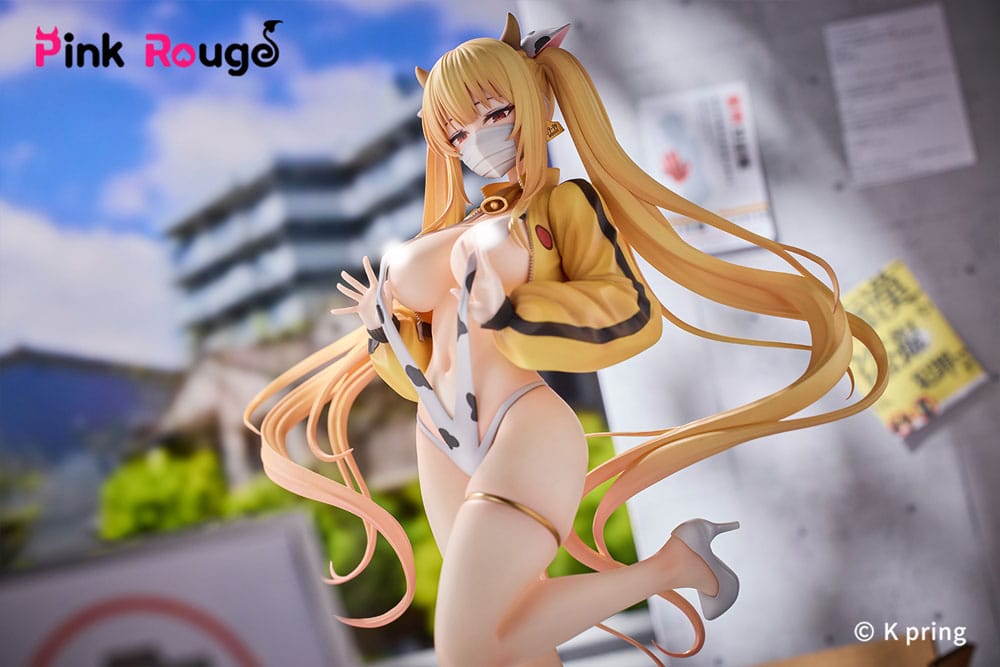 Kedama Tamano Original Character PVC 1/7 K Pring Sayuri Dairy Cow Special Ver. 24 cm