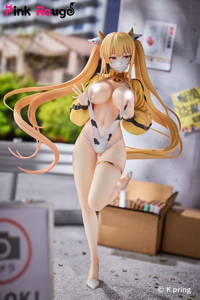 Kedama Tamano Original Character PVC 1/7 K Pring Sayuri Dairy Cow Special Ver. 24 cm