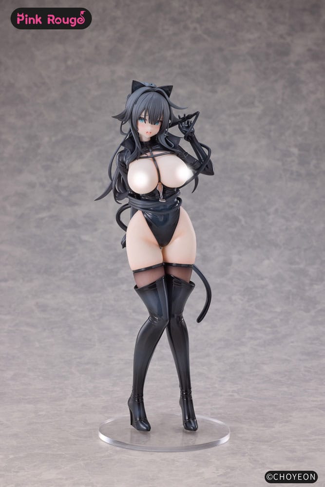 Original Character Tmano PVC Figures 2-Pack 1/6 Cat Woman Happy-chan DX Ver. 27 cm